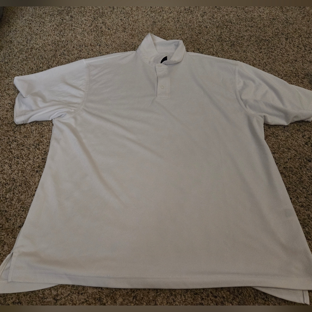 FX Fusion White Mens Polo XXL Golf Logo